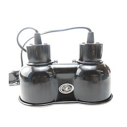 Support De Lampe Double Nano Lf-36e Combo Dome 80 W Max Total Pour Terrarium - Zoo Med - Zo-387051