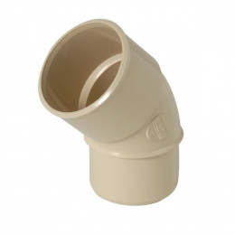 Coude 45° M/f A, Coulé Couleur Sable - Diamètre 50 Mm - Générique - In-spgcom4516s