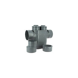 Siphon Disconnecteur Monobloc Pvc Evac Ø 125/110 - Générique - So-enfsiph125110