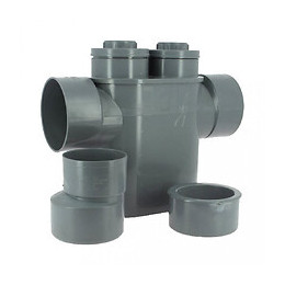 Siphon Disconnecteur Monobloc Pvc Evac Ø 125/110 - Générique - So-enfsiph125110