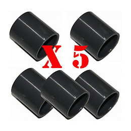 5 Manchons Ø 50 Mm Pvc  Pression Pn16 - Générique - In-sma1050-01-x5