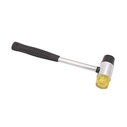 Maillet Poignée Métal 45mm Plastique Caoutchouté Marteau