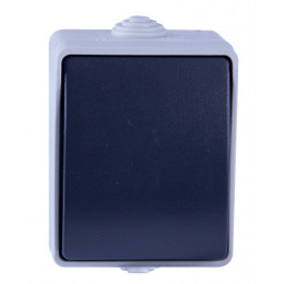 Poussoir En Saillie Aquatop Ip54 - Gris Et Blanc