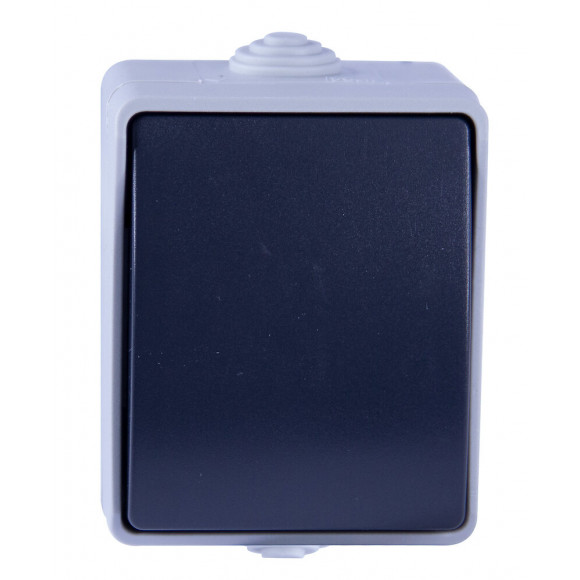 Poussoir En Saillie Aquatop Ip54 - Gris Et Blanc