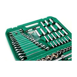 Dcraft - Set De Clés - 216 Pièces - Ensemble D'outils D'atelier Organisé Dans Une Mallette - Vert