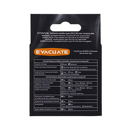 Evacuate-détecteur De Fumée Nf Autonomie 10 Ans