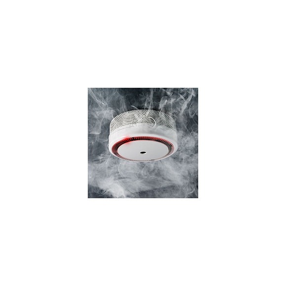 Evacuate-lot De 4 Mini Détecteurs De Fumée Nf 10 Ans