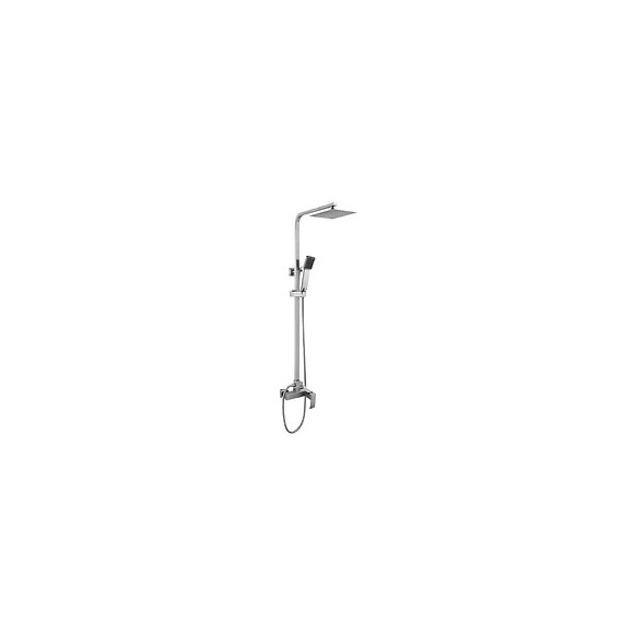 Colonne De Douche Cabernet Inox Brossé Avec Cartouche Céramique Acs