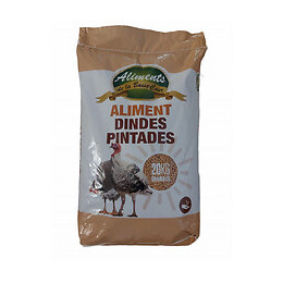 Aliment Pintade Croissance Basse Cour,  20kg. - Sud-ouest Aliment - Soa-10723879