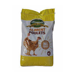 Aliment Poulet Croissance Basse Cour,  20kg. - Sud-ouest Aliment - Soa-10723852
