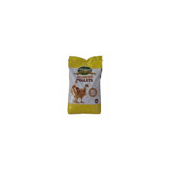 Aliment Poulet Croissance Basse Cour,  20kg. - Sud-ouest Aliment - Soa-10723852