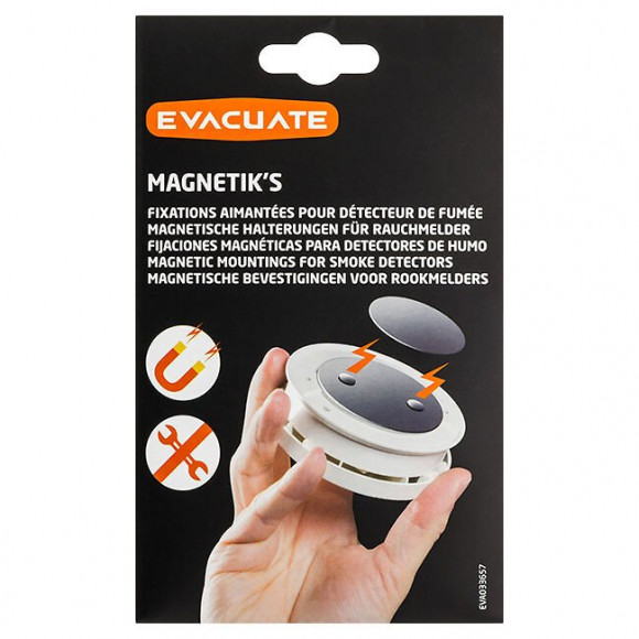 Evacuate-fixations Aimantées Pour Détecteur De Fumée
