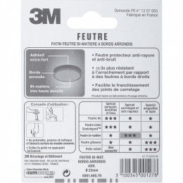 Lot De 8 Patins En Feutre 3m