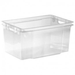 Allibert Boite De Rangement Transparent Crownest - Empilable - 50 L