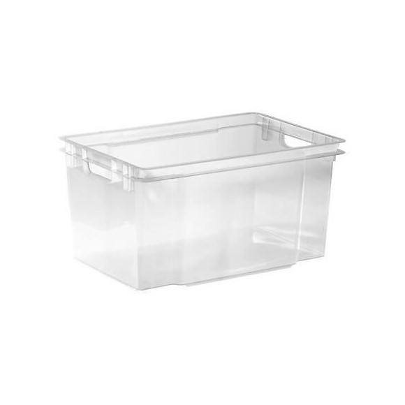 Allibert Boite De Rangement Transparent Crownest - Empilable - 50 L