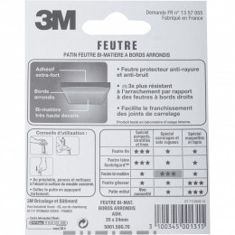 Lot De 8 Patins En Feutre 3m