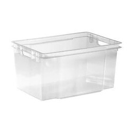 Allibert Boite De Rangement Transparent Crownest - Empilable - 50 L