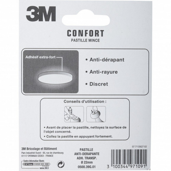 Lot De 9 Pastilles En Plastique 3m