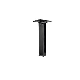 Pied Meuble Carré Hettich Fixe Acier Époxy Noir