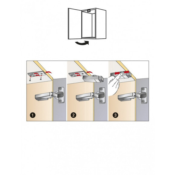 Amortisseur Acier Pour Meuble, L.60 X L.20 Mm