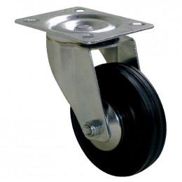 Roulette Port-roll Manutal Pivotante 68 X Ø 50 Mm - Portée 50 Kg