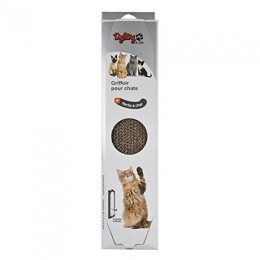 Griffoir - Pour Chat  - Papier - Sachet Dherbe A Chat Inclus - 45 X 11,5 X 3,3cm