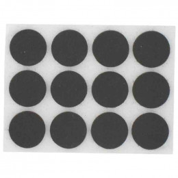 Patin Feutre Marron Adhésif Rond Ø 35 Mm - Lot De 4