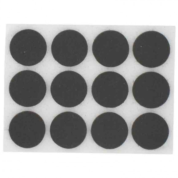 Patin Feutre Marron Adhésif Rond Ø 35 Mm - Lot De 4