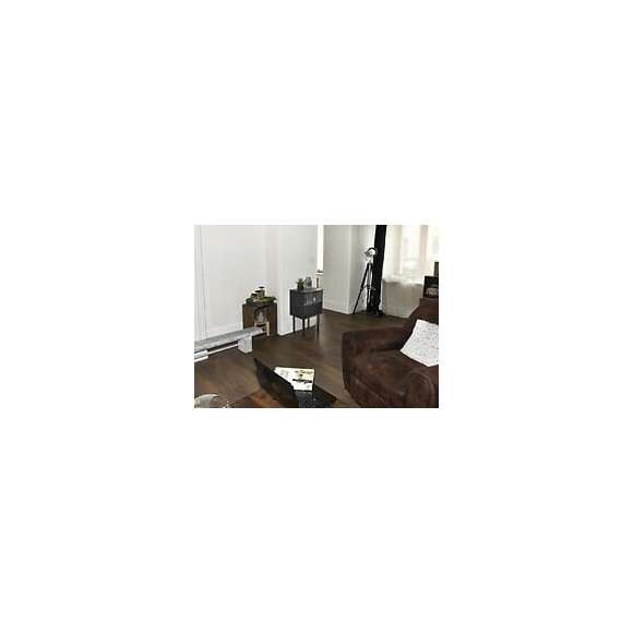 Pied Table Basse Carré Hettich Fixe Acier Brossé Gris