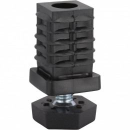 Embout Carré À Enfoncer Plastique À Emboîter H.25 X L.25 Mm