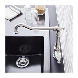 Mitigeur De Cuisine Cleo, Inox Brosse