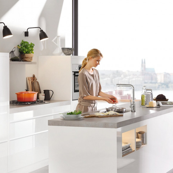 Mitigeur Evier Taille L Bec Douchette Essence