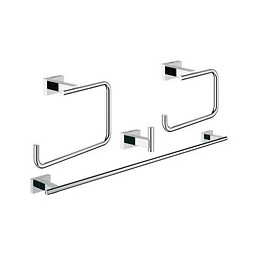 Set D Accessoires Essentials Cube 40778001, Chrome