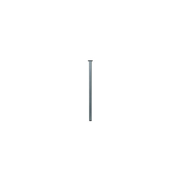 Pied De Table Cylindrique Fixe Acier Mat Gris, 80 Cm