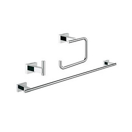 Set D Accessoires Eessentials Cube, 40777001, Chrome