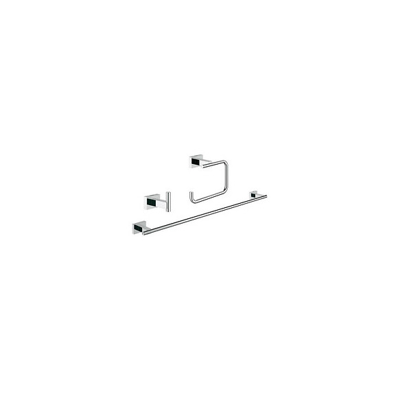 Set D Accessoires Eessentials Cube, 40777001, Chrome