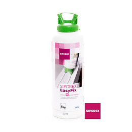 Colle prêt-à-l'emploi Béton Cellulaire SIPOREX EasyFIX bouteille 1 kg