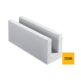 Bloc Linteau Béton Cellulaire YTONG COMPACT 20 TU - 625x250x200 - 24