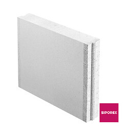 Carreau Béton Cellulaire SIPOREX 10/50 CXE - 625X500x100 - 48