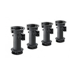 Lot De 4 Pieds Plastique À Visser H.150