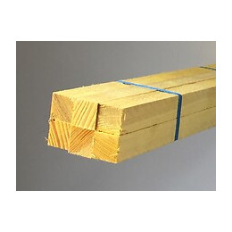 Lot de 6 tasseaux sapin brut 27x27mm x long 2m