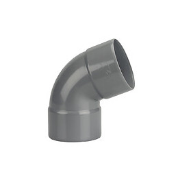Coude PVC évacuation bâtiment FF 67°30 DN40