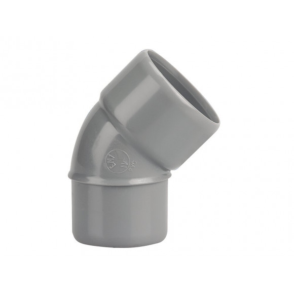 Coude PVC évacuation bâtiment MF 45° DN50