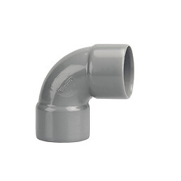 Coude PVC évacuation bâtiment FF 87°30 DN32