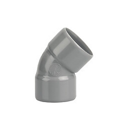 Coude PVC évacuation bâtiment FF 45° DN32