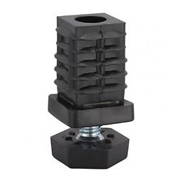 Embout Carré À Enfoncer Plastique À Emboîter H.25 X L.25 Mm