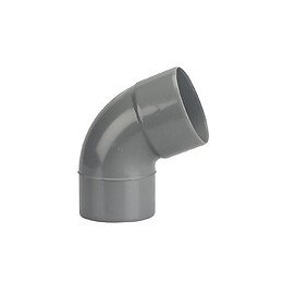 Coude PVC évacuation bâtiment MF 67°30 DN100