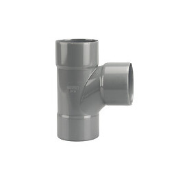 Culotte PVC évacuation bâtiment FF 87°30 DN125