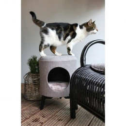 D+d Maison Louis - Taupe - 35 X 35 X 46 Cm - 3,75 Kg - Pour Chat