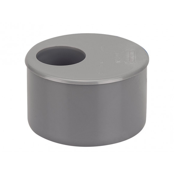 Tampon de réduction PVC évacuation bâtiment DN100xDN40